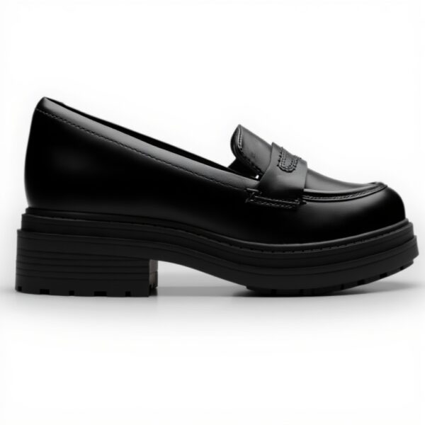 Clarks Womens Orinoco3 Edge Loafer Comfort Black Leather