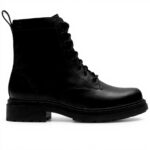 Clarks Womens Orinoco3 Boots Black Leather Fashion