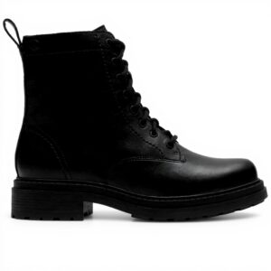Clarks Womens Orinoco3 Boots Black Leather Fashion