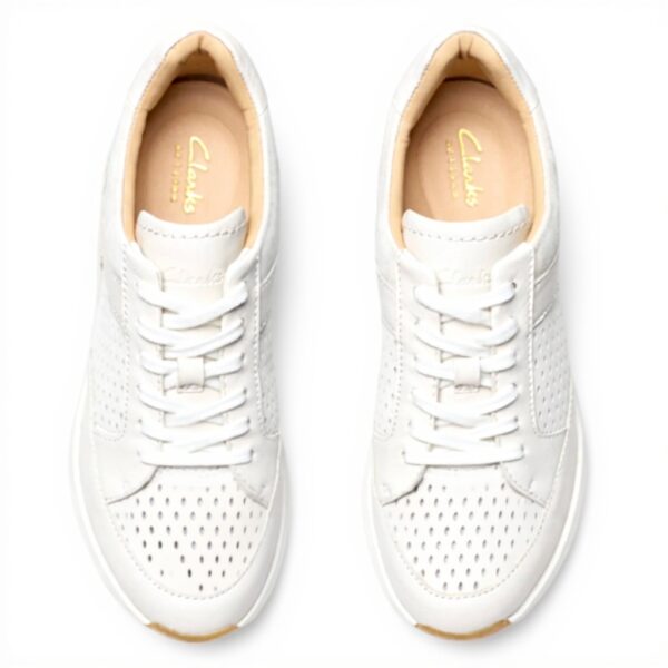 Clarks Womens Tivoli WalkSneaker Leather Comfort Shoes