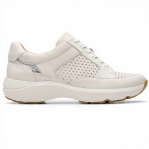 Clarks Womens Tivoli WalkSneaker Leather Comfort Shoes