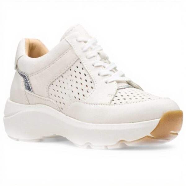 Clarks Womens Tivoli WalkSneaker Leather Comfort Shoes