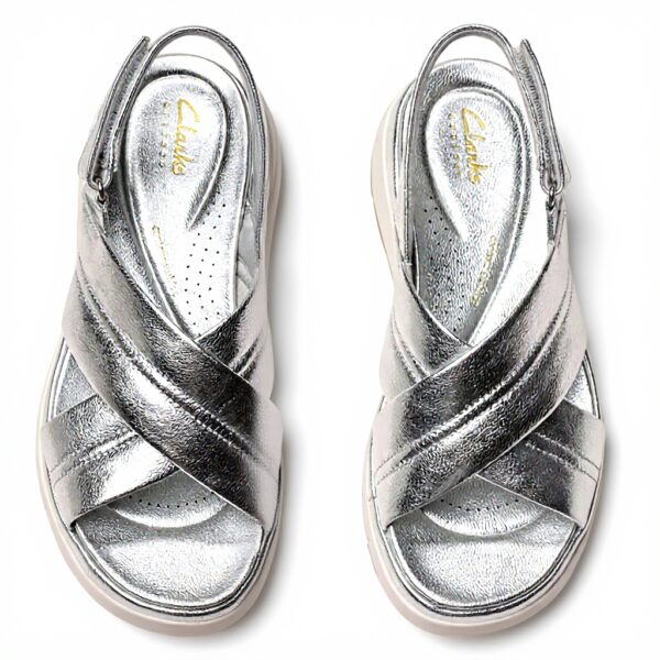 Clarks Womens Tuscan Cross Sandal Leather Comfort Fashion