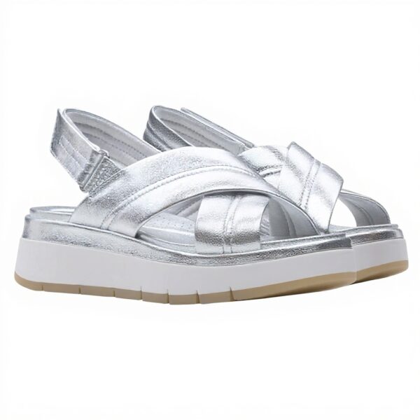 Clarks Womens Tuscan Cross Sandal Leather Comfort Fashion