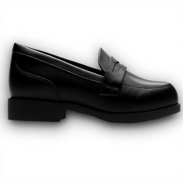Girls Loafer Flats Clarks Tapa Edge Y Black