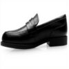 Girls Loafer Flats Clarks Tapa Edge Y Black