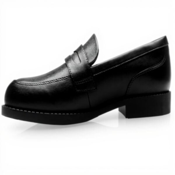 Girls Loafer Flats Clarks Tapa Edge Y Black