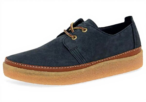 Clarks Men's Clarkwood Low - Navy Suede Boat Shoes