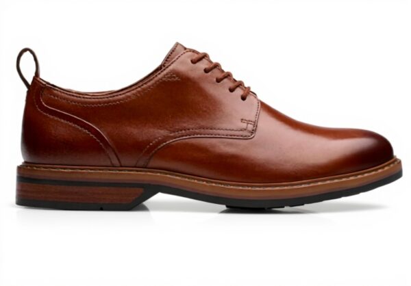 Clarks Wendell Lace II Black Leather Mens Lace Up Shoes