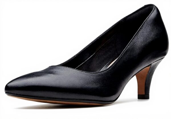Clarks Womens Court Shoes Leather Pumps Comfortable Fit